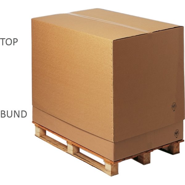 Palle container bund, 775 x 557 x 700 mm, 2-lags