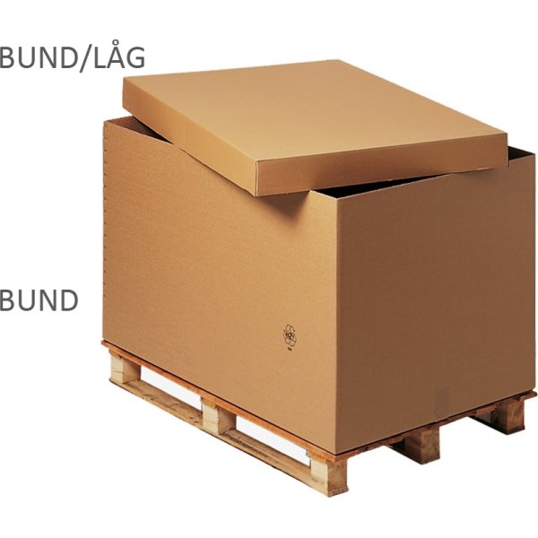 Bund/låg til 1/2 palle container