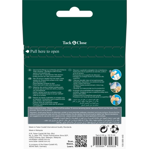 Häftmassa Faber-Castell Tack-it