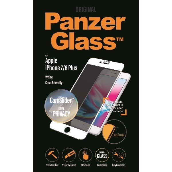 PanzerGlass CamSlider beskyttelse, iPhone 8/7/6s/6