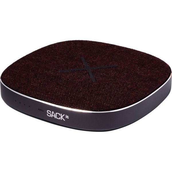 SACKit CHARGEit power bank oplader, Mørkerød