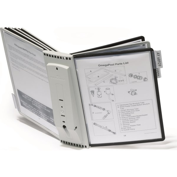 Durable Sherpa® 10 Väggställ, sorterade färger