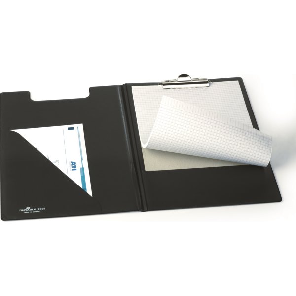 Durable skrivplatta, A4, dubbel, svart