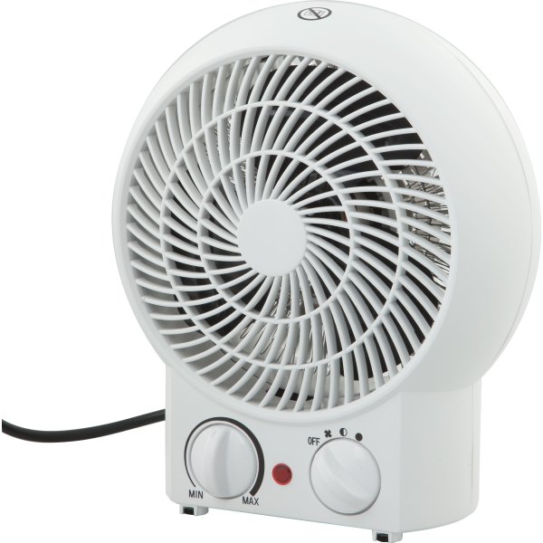 Ventilator och värmefläkt 2000 watt, vit