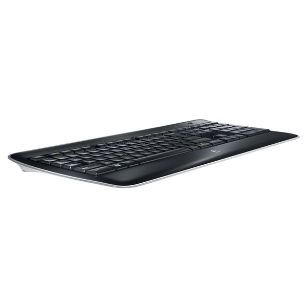 Logitech K800 Illuminated Wireless Keyboard, sort