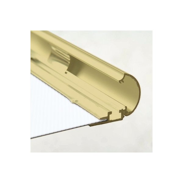 Alu Plakatramme, Snap-frame, 50 x 70 cm, Mat guld