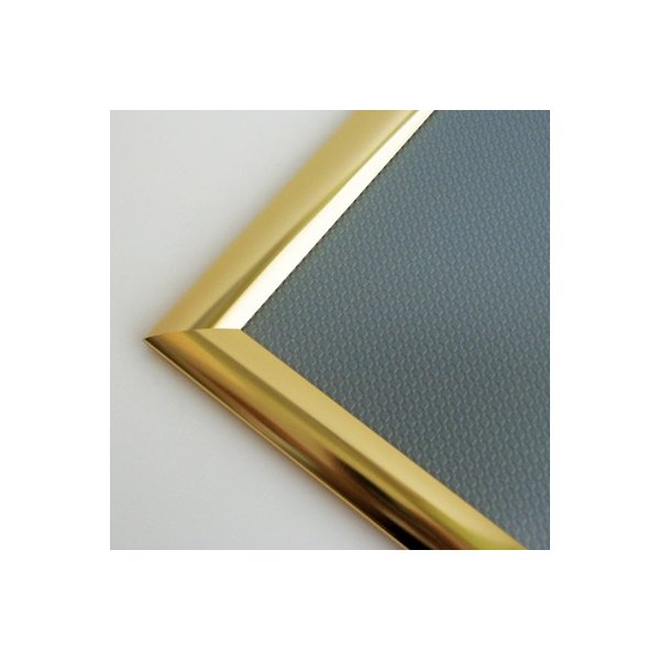 Aluminium snäppram, 50x70, Blank guld