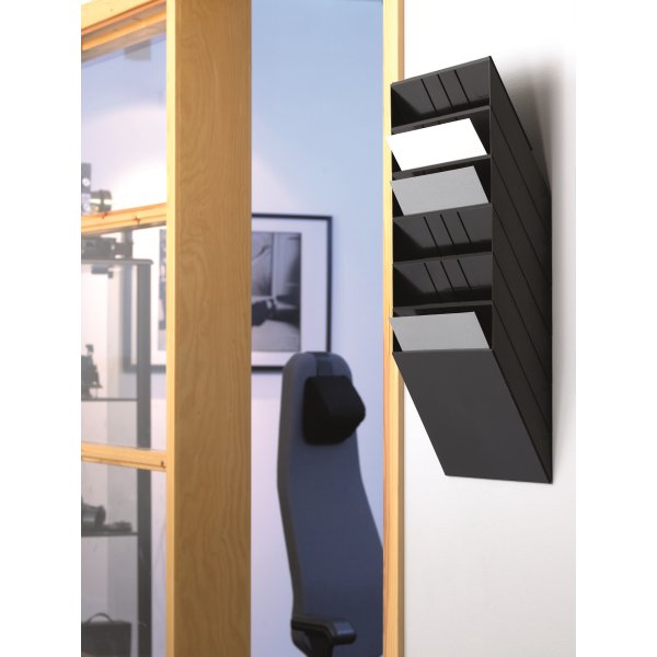 Broschyrhållare Durable Flexiboxx A4 Liggande Sv.