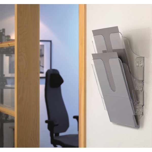 Blankettfack Durable Flexiplus A4 Stående Transp.