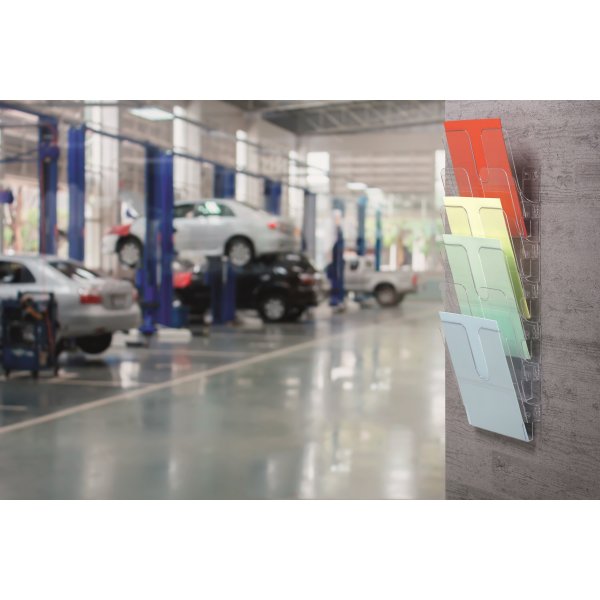 Blankettfack Durable Flexiplus A4 Stående Transp.