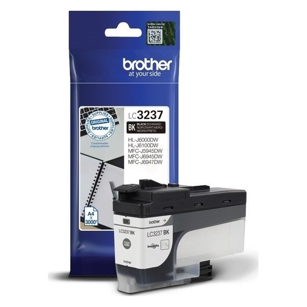 Bläckpatron Brother LC3237M Svart 3000 sidor