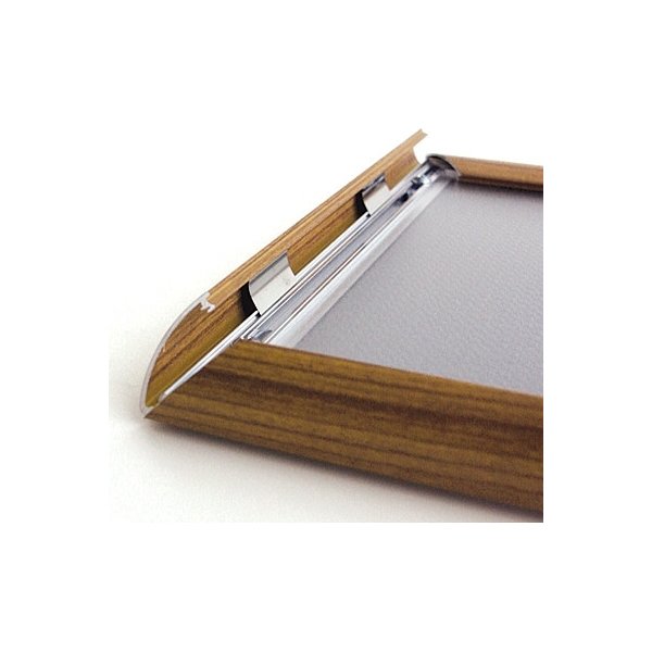 Alu Plakatramme, Snap-frame, 50 x 70 cm, Brun