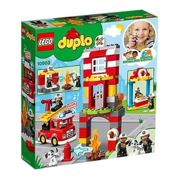 LEGO DUPLO 10903 Brandstation, 2-5 år