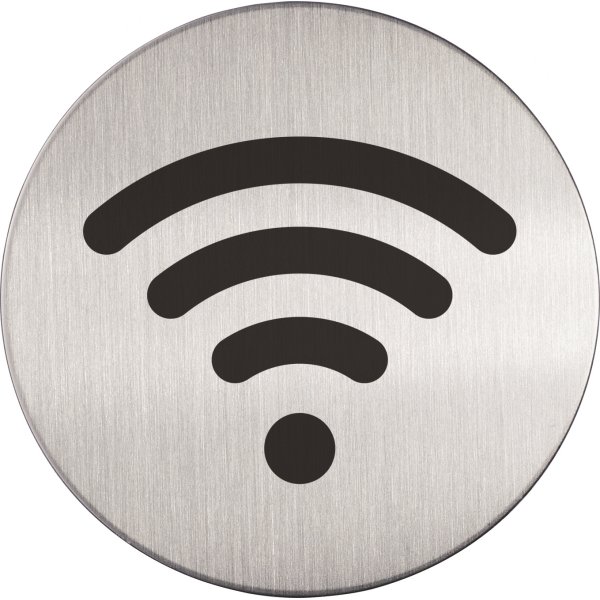 Durable Skilt Rundt WiFi