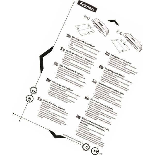 Rengöringsark för lamineringsmaskin Fellowes A3/A4