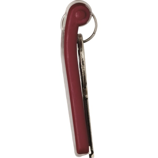 Durable Key Clip nyckelring/bricka, 6 st, röd