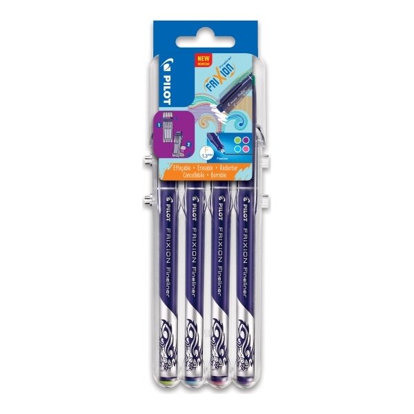 Fiberpenna Pilot FriXion Fineliner F4 pastellfärg