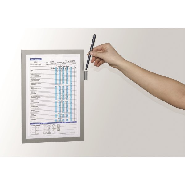 Durable Duraframe®Magnetic Note inforam A4, silver