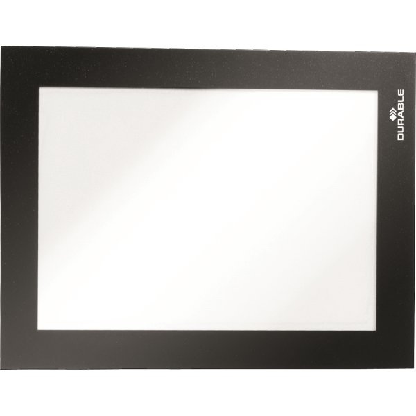 Durable Duraframe Magnetic A6, svart, 5 st.