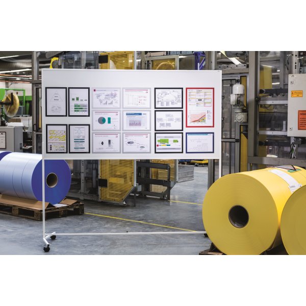 Magnetram Durable Duraframe® A5 Svart 5 st