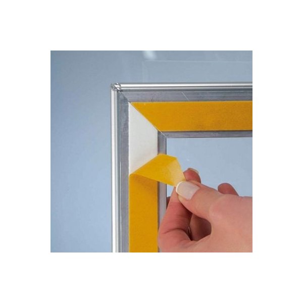 Alu plakatramme t/ Vindue, Snap-frame, 50x70, Sølv