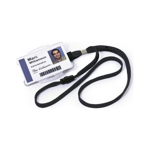 Durable Textil halsband 10 mm, svart
