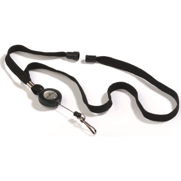 Durable textilband med jojo, svart