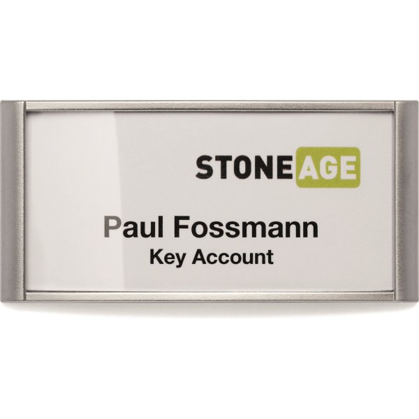 Durable Namnskylt med magnet 34x74 mm, 10 st.