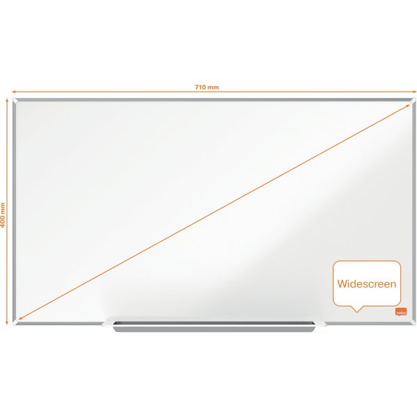 Nobo widescreen whiteboard i hvid - 1,5 x 41,1 cm