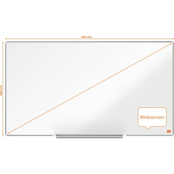 Nobo widescreen whiteboard i hvid - 1,5 x 51 cm