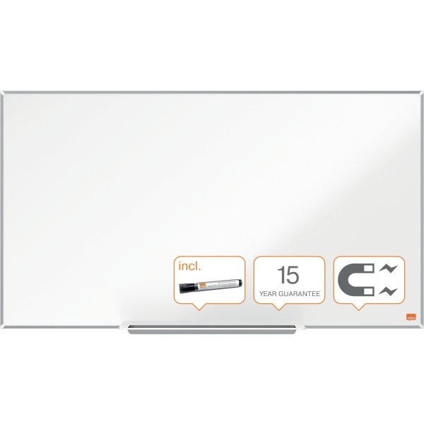Nobo widescreen whiteboard i hvid - 1,5 x 51 cm