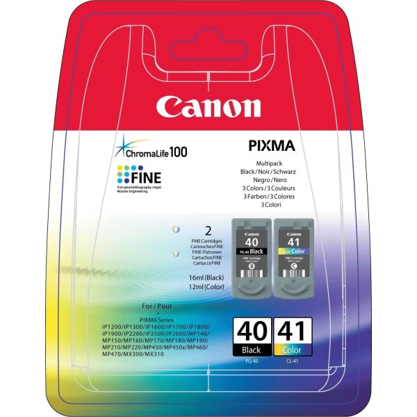 PG-40 black/CL-41 color multi-pack