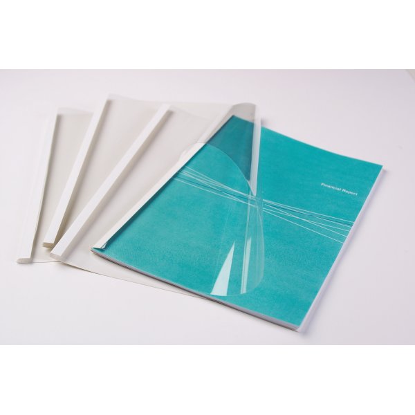 Inbindningsomslag Fellowes Standard 12mm vit