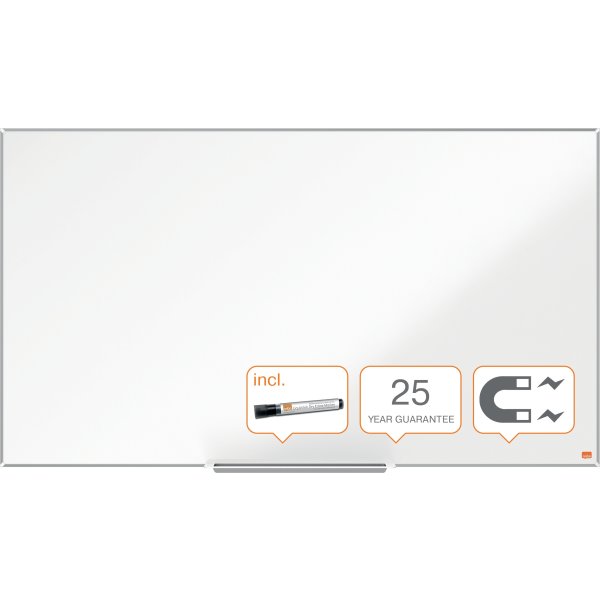 Nobo widescreen hvidt whiteboard – 69,8 x 122,9 cm