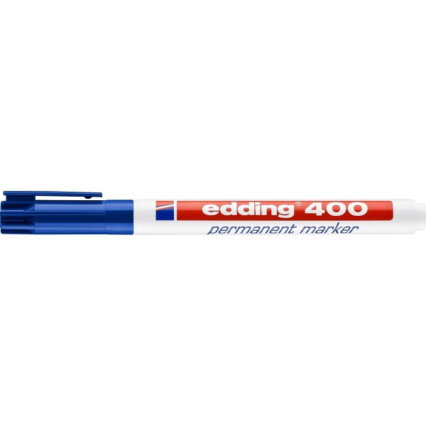 Edding 400 permanent märkpenna, blå