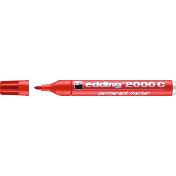 Edding 2000C Permanent märkpenna, röd