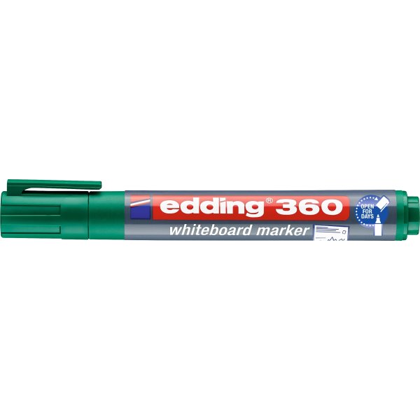 Edding 360 whiteboardpenna, grön