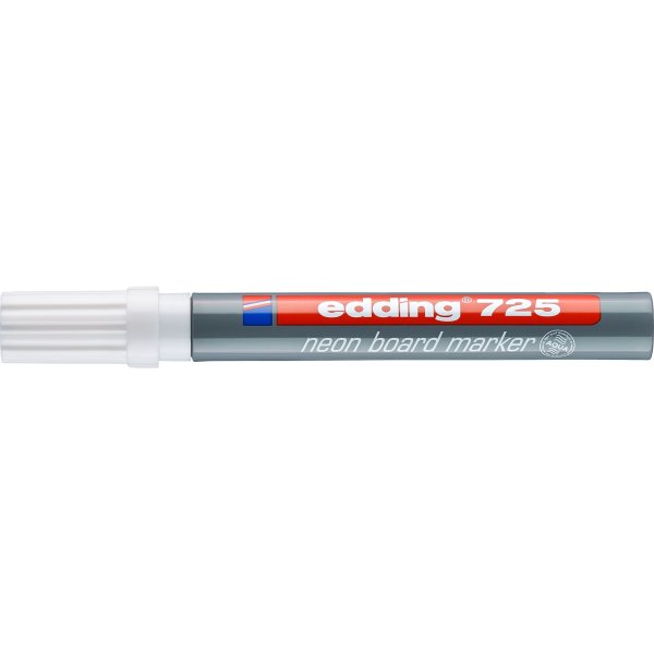 Edding 725 NEON whiteboard marker, hvid