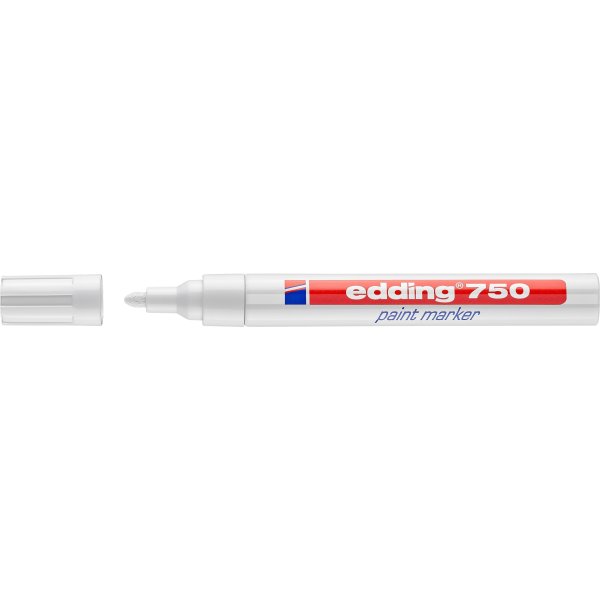 Edding 750 märkpenna, vit