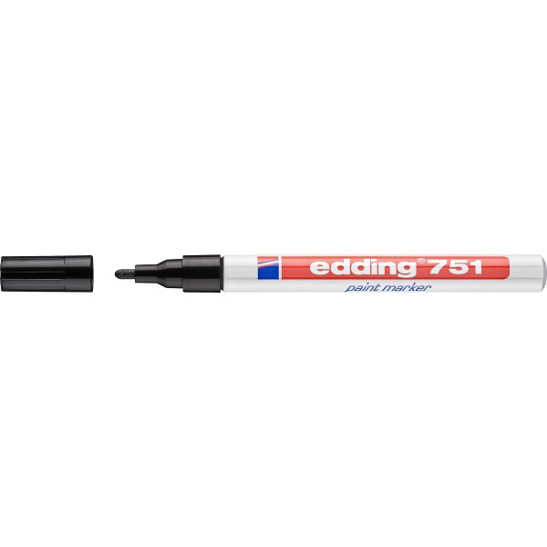 Edding 751 Paintmarker, svart