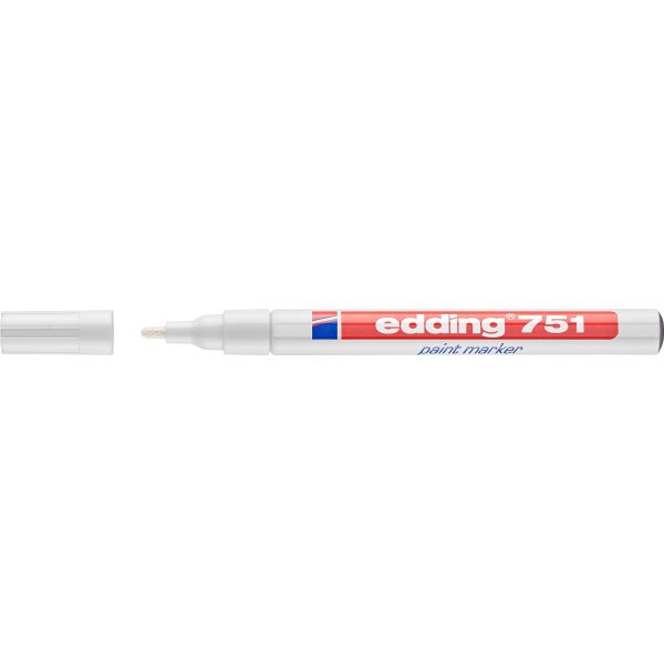 Edding 751 Paintmarker, vit