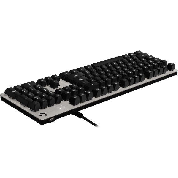 Logitech G413 Gaming Tastatur, Silver (Nordisk)