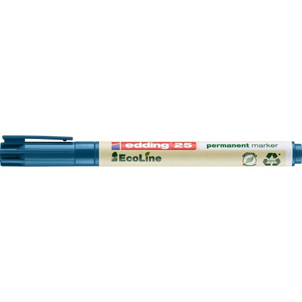 Märkpenna Edding 25 Ecoline Permanent Blå