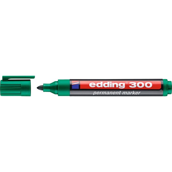 Permanent märkpenna Edding 300 Grön