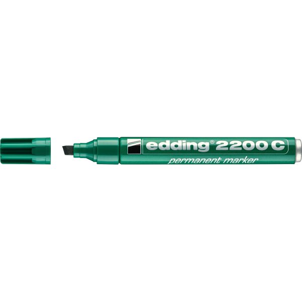 Märkespenna Permanent Edding 2200C Grön