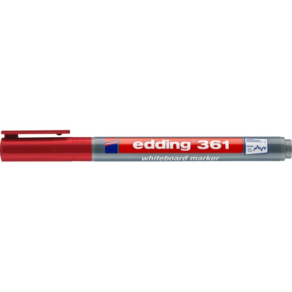Whiteboardpenna Edding 361 Röd