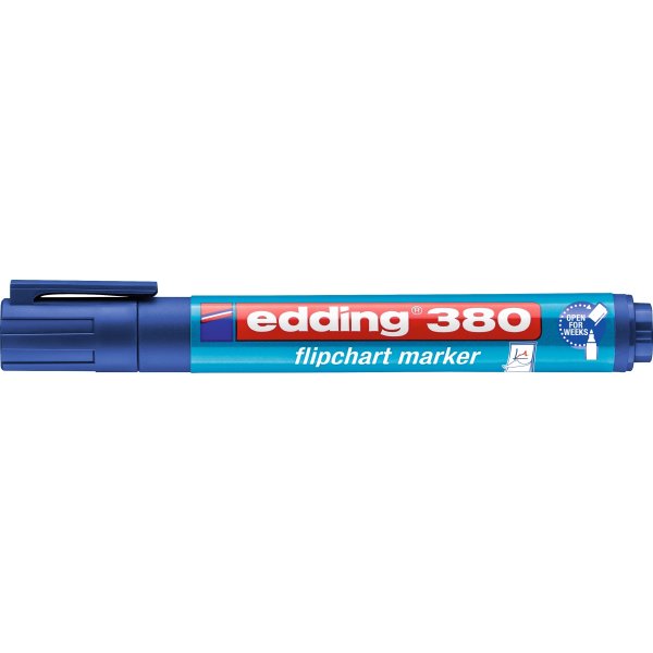 Blädderblockspenna Edding 380 Blå