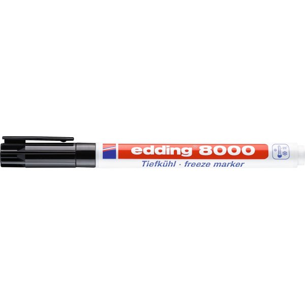 Märkpenna Edding 8000 Freeze Svart