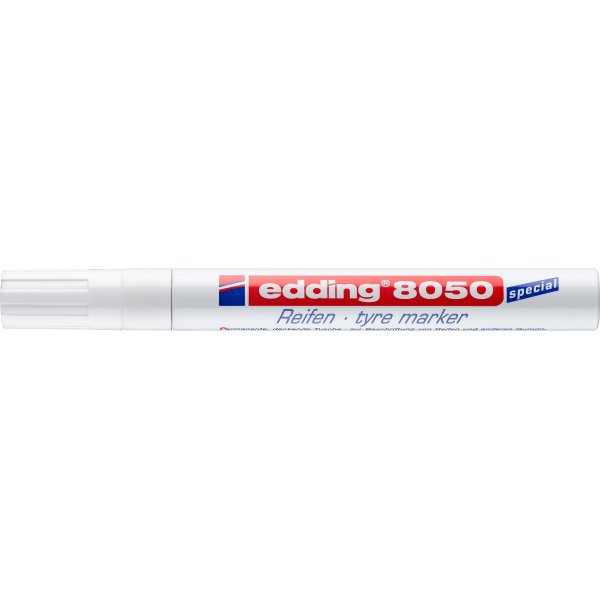 Märkpenna Edding 8050 Däck Vit