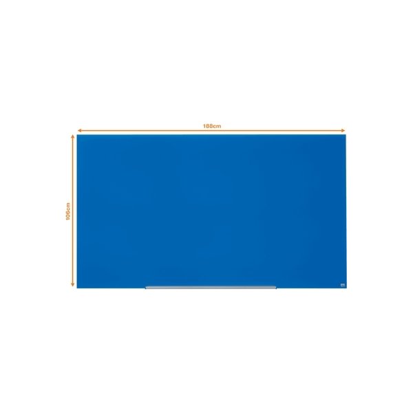 Whiteboard Nobo Diamond Glas Blå 105,9x188,3 cm